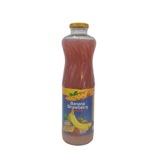 MACCAW BANANA-STRAWBERRY GLASS