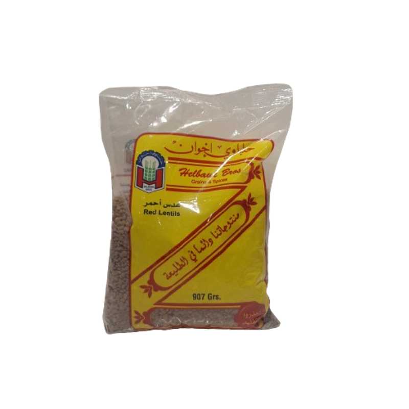HELBAWI RED LENTILS 907G