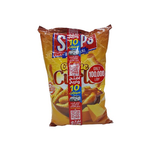 SNIPS PEANUT CURLS CHIPS 220GR
