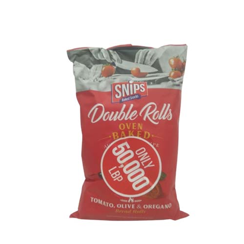 SNIPS DOUBLE ROLLS TOMATO OLIVE