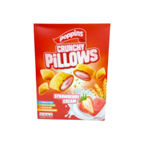 POPPINS CRUNCHY PILLOWS STRAWBE