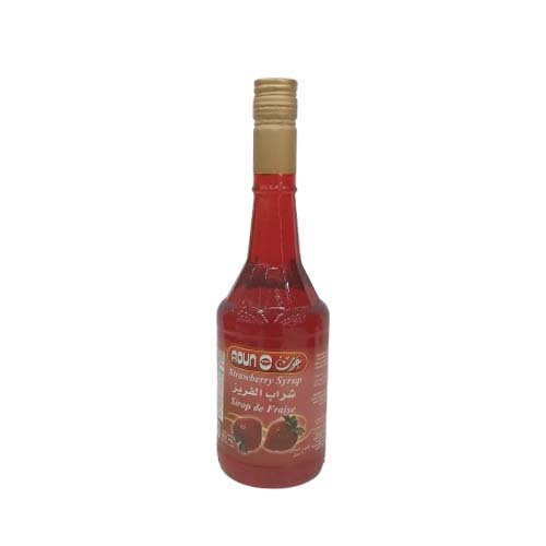 AOUN STRAWBERRY SYRUP 600ML