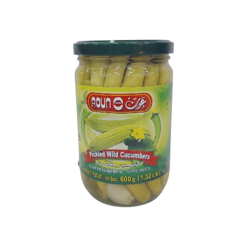 AOUN PICKLED WILD CUCUMBERS 600