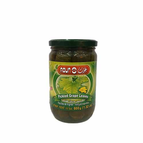 AOUN PICKLED GRAPE LEAVES 600G