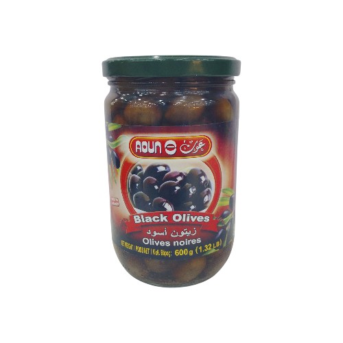 AOUN BLACK OLIVES 600G