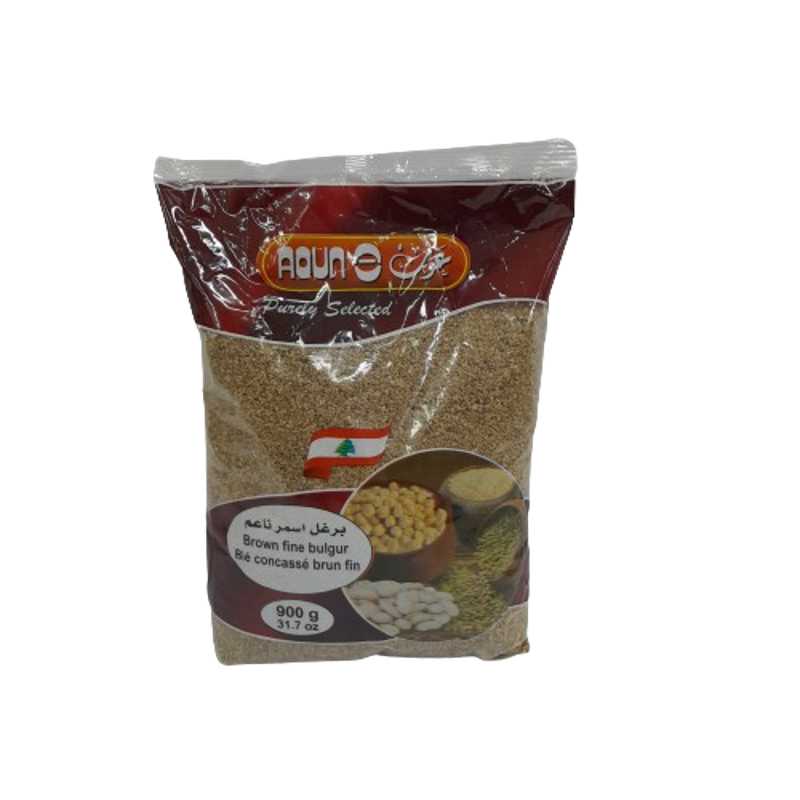 AOUN BROWN FINE BULGUR 900G