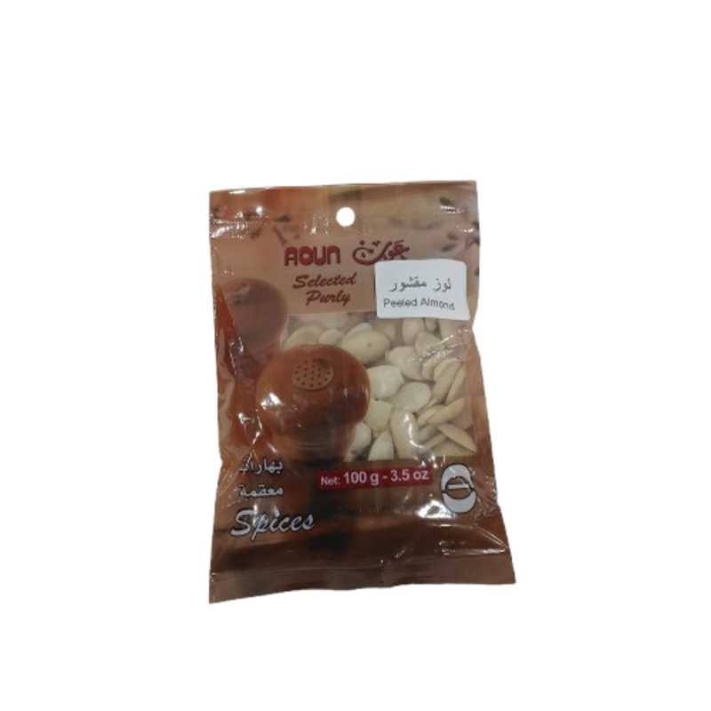 AOUN DECORTICATED ALMOND 100G