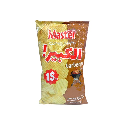 MASTER CHIPS CURVY BBQ 165G