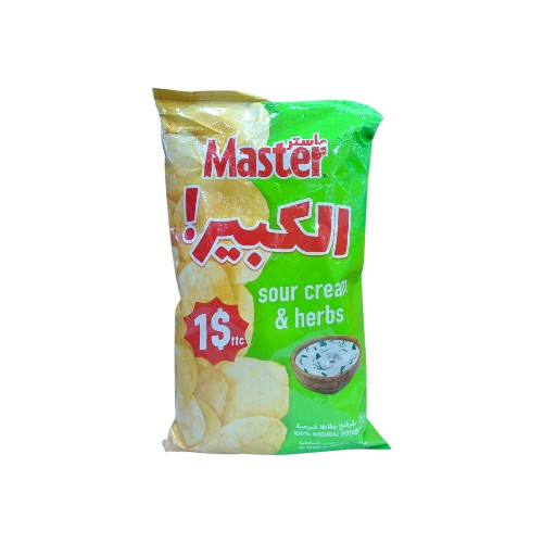 MASTER CHIPS SOUR CREAM 180G
