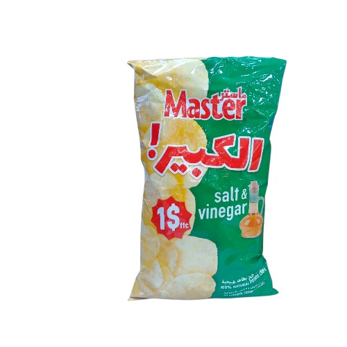 MASTER CHIPS SALT-VINEGAR 165G