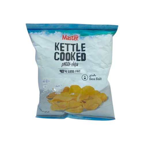 MASTER KETTLE SEA SALT CHIPS 42