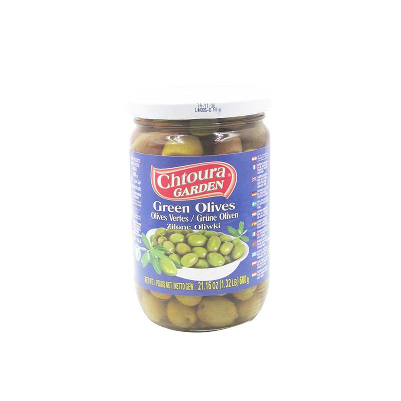 CHTOURA OLIVES GREEN 600G