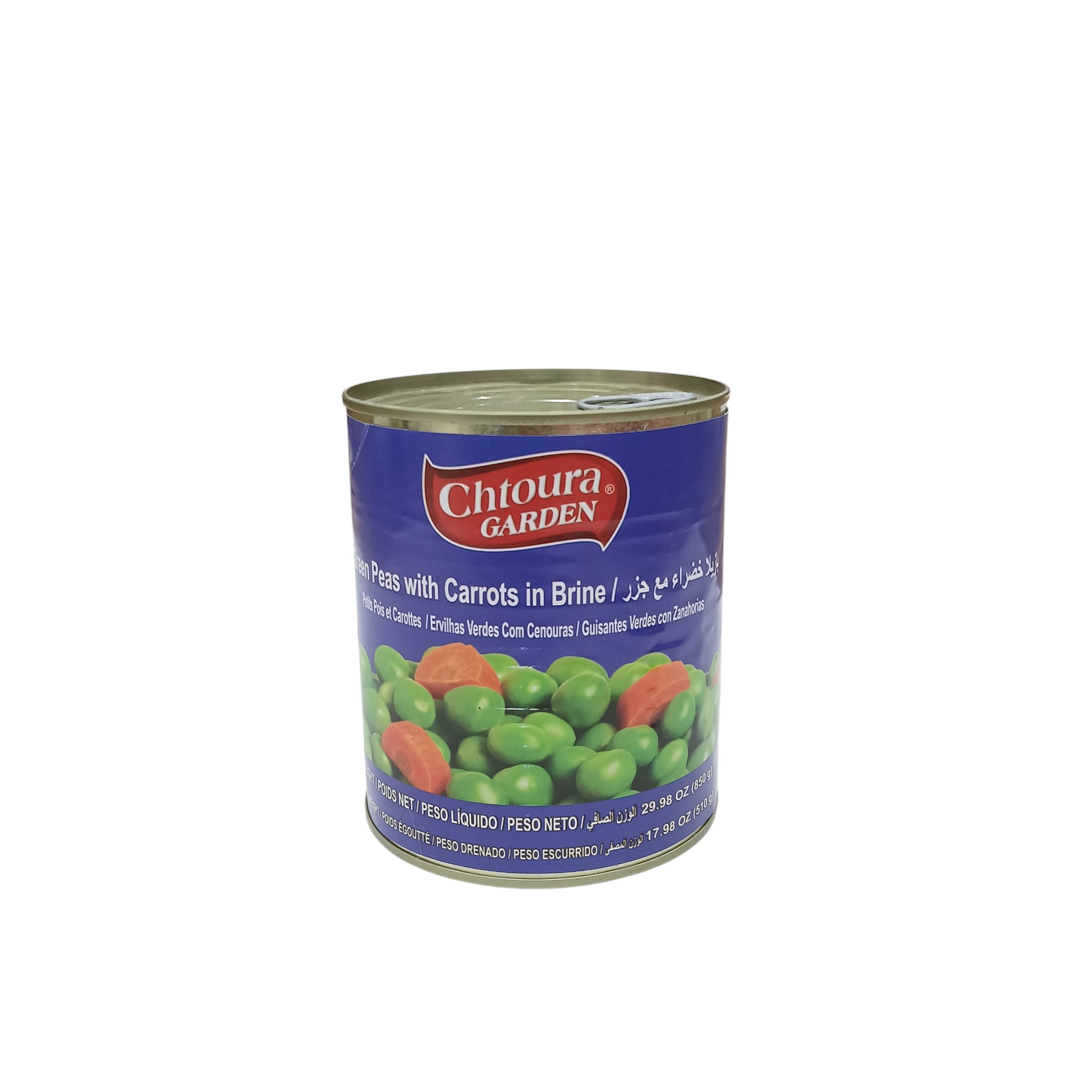 CHTOURA GREEN PEAS-CARROTS 850G