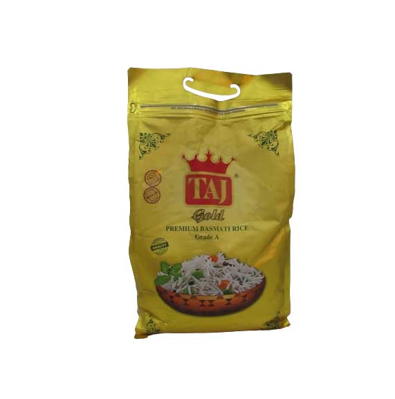 TAJ GOLD BASMATI RICE 8 LBS