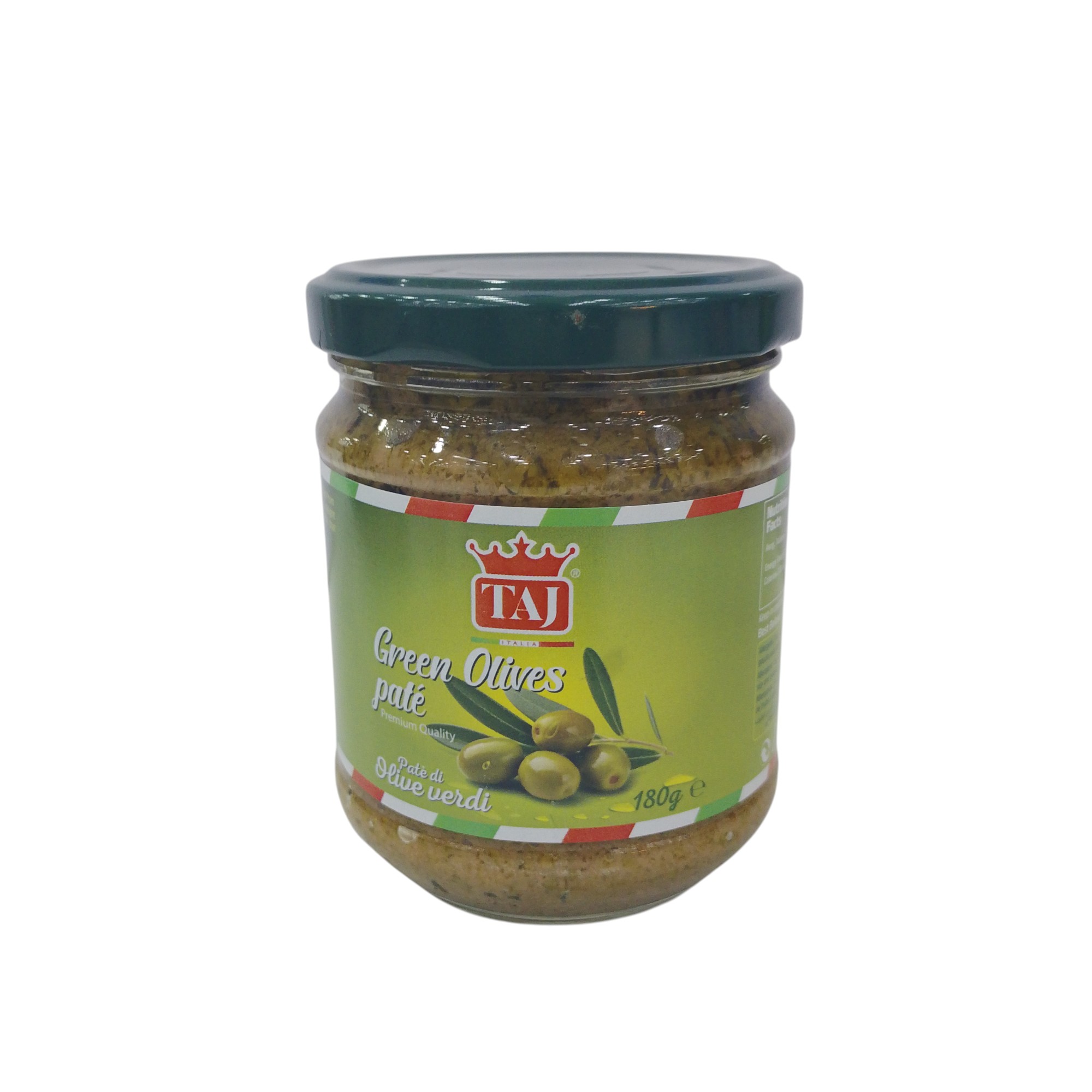 GREEN OLIVES PATE 180G TAJ