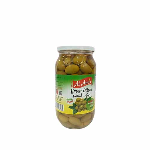 AL AMIR GREEN OLIVES 1KG