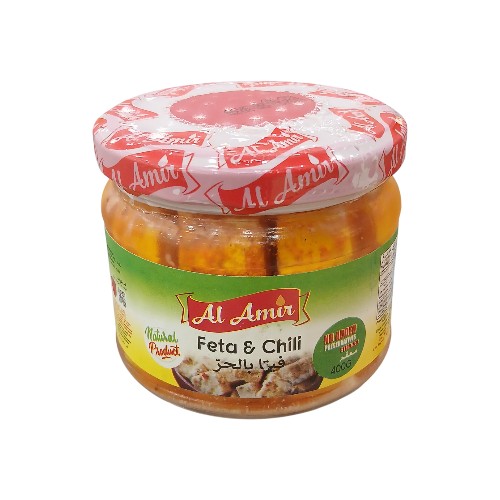 AL AMIR FETA WITH CHILLI 400G