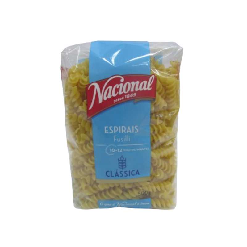 ESPIRAIS FUSILLI 500G NACIONAL