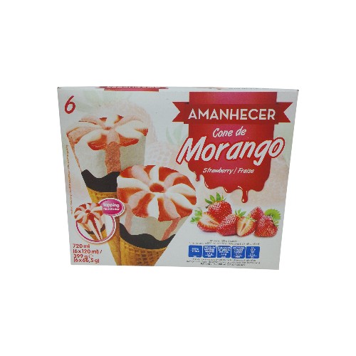 AMANHECER ICE CREAM CONES STRAW