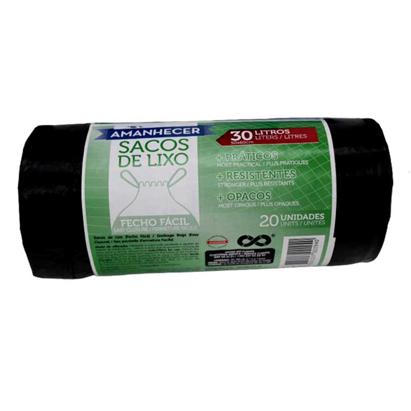 AMANHECER STRONG TRASH BAGS 30L