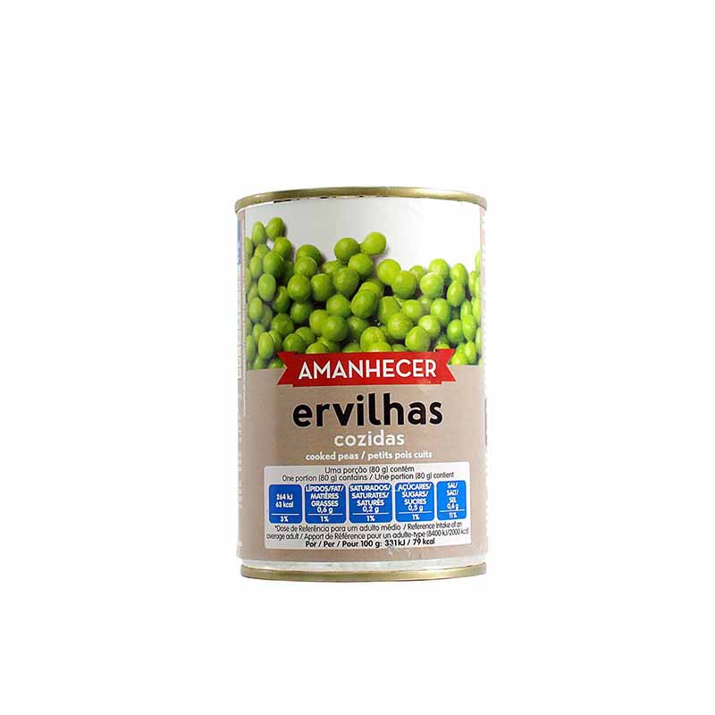 AMANHECER COOKED GREEN PEA 420G