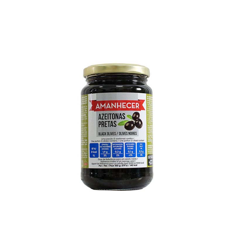 AMANHECER BLACK OLIVES 350G