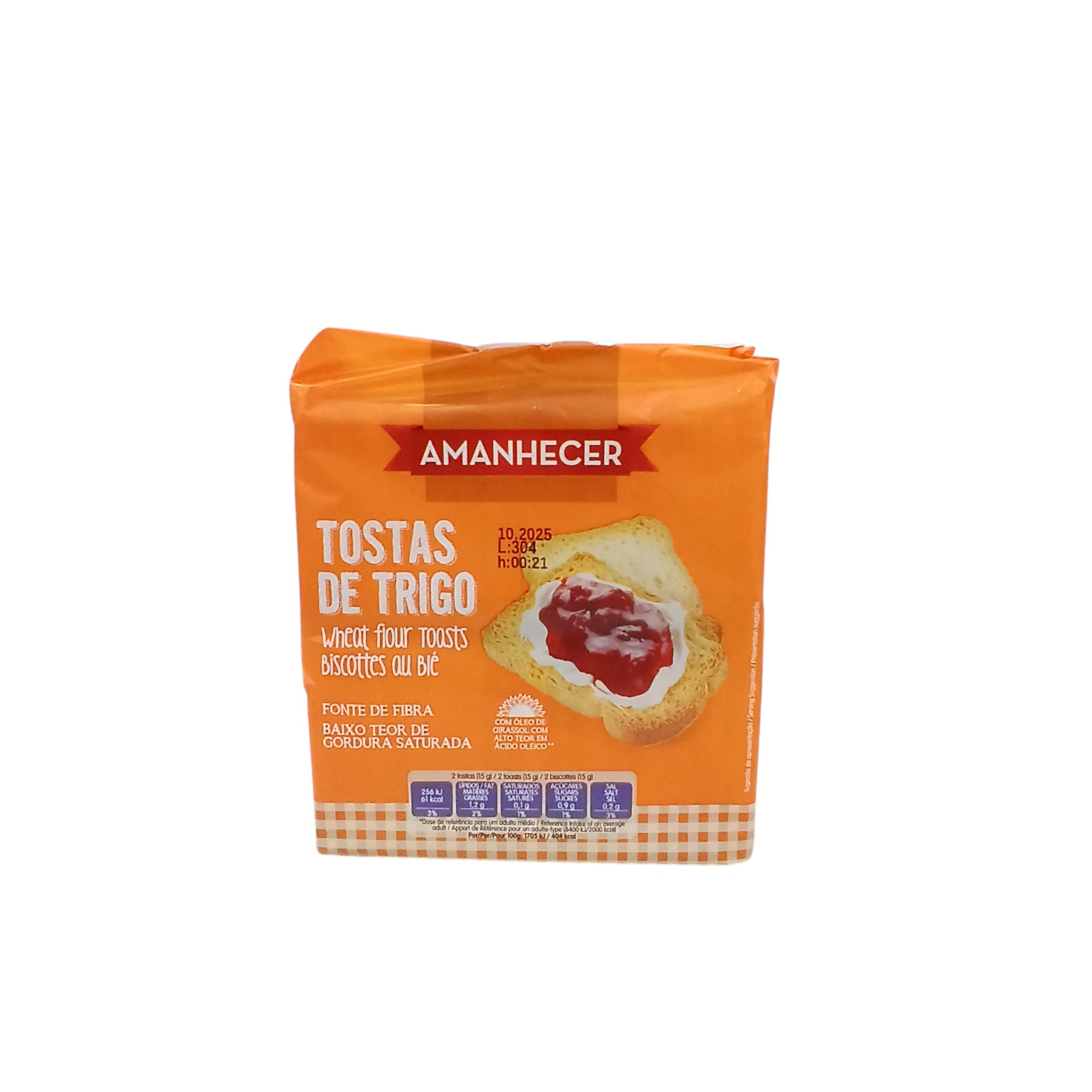 AMANHECER WHEAT FLOUR TOASTS 22