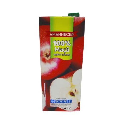 AMANHECER 100% APPLE JUICE 1.5L