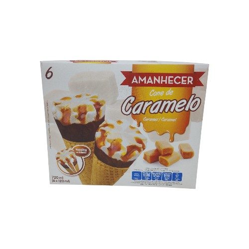AMANHECER CARAMEL ICE CREAM 6X