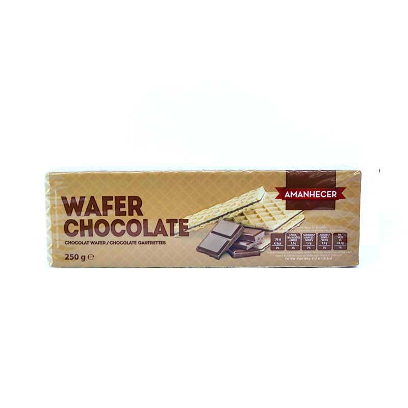 AMANHECER CHOCLATE WAFER 250G