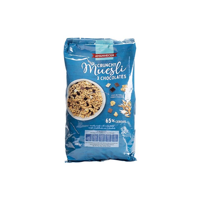 AMANHECER CRUNCHY MUESLI 3 CHOC