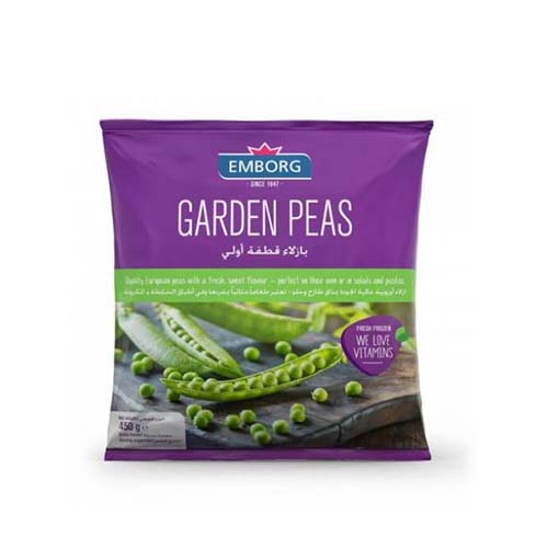 EMBORG GARDEN PEAS 450G