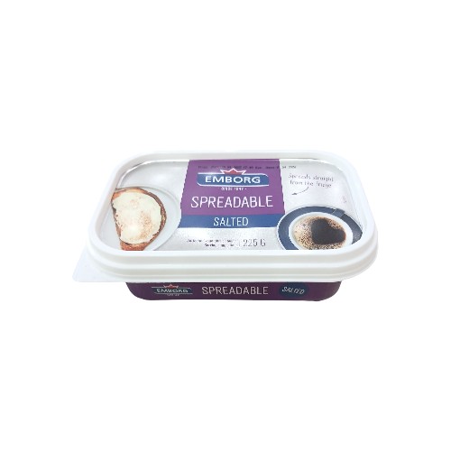 SPREADABLE SALTED 225G EMBORG