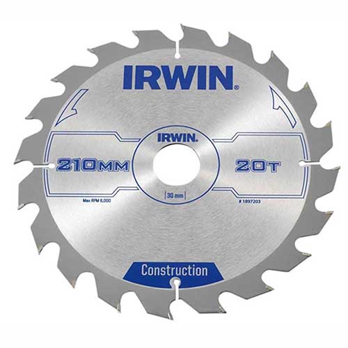 SAW BLADE IRWIN CIRCULAR 210MM-