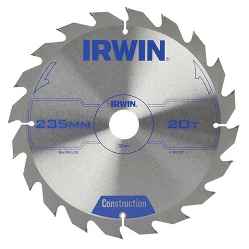 SAW BLADE IRWIN CIRCULAR 235MM-