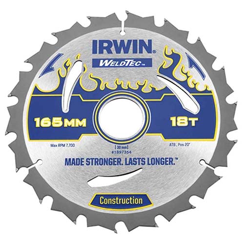 SAW BLADE IRWIN CIRCULAR WT 165