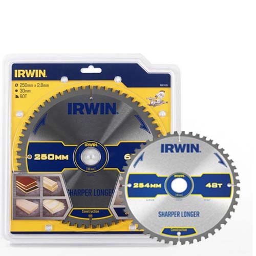 SAW BLADE IRWIN CIR CON 250MM-6