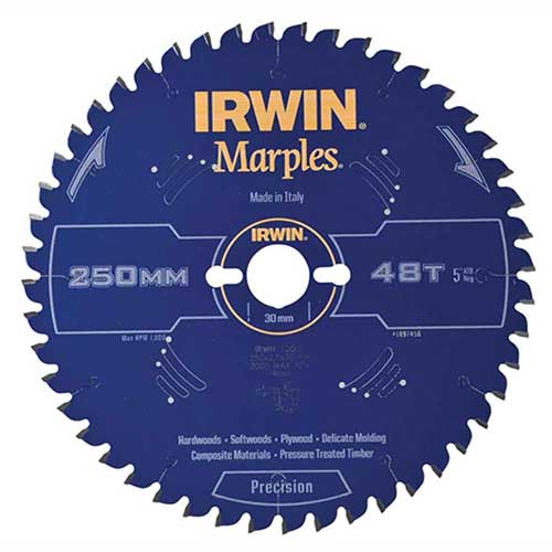 SAW BLADE IRWIN CIRCULAR 250MM-