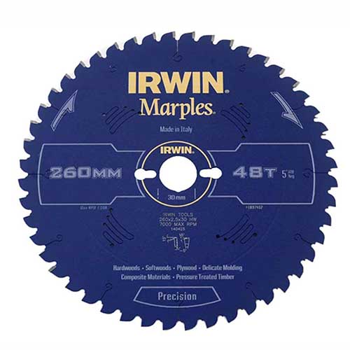SAW BLADE IRWIN CIRCULAR 260MM-