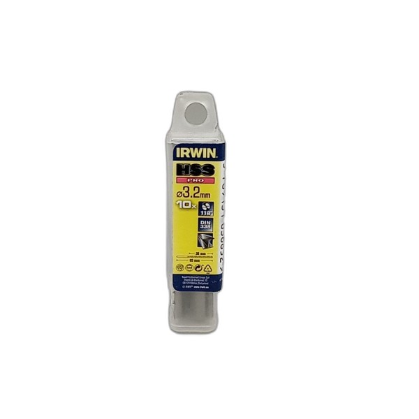 DRILL BIT IRWIN 10PCS 3.2MM HSS PRO