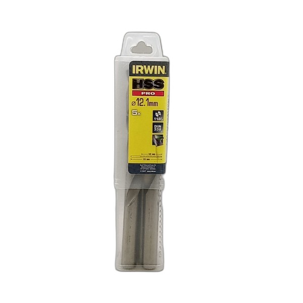DRILL BIT IRWIN 5PCS 12.1MM HSS PRO
