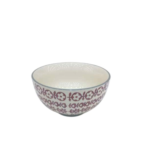 BOWL STONEWARE 14CM MULTI COL K