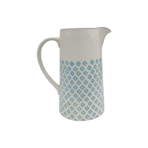 JUG STONEWARE BLUE 22CM BLUE