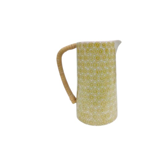 JUG STONEWARE GREEN 17CM SUSIE