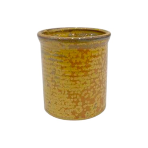 JAR WITH LID BROWN 9CM STONEWAR