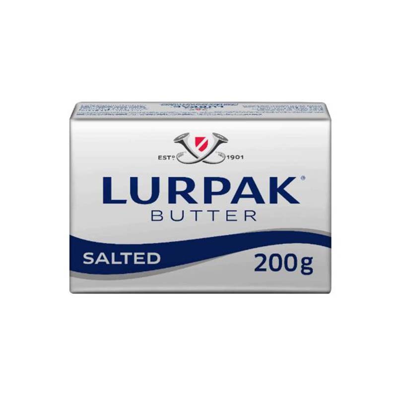 BUTTER SALTED 200G LURPAK