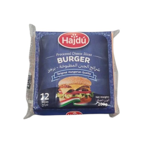 HAJDU SLICED CHEESE BURGER 200G
