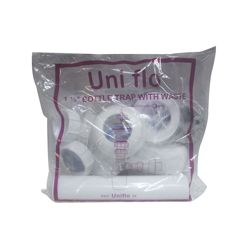 PVC BOWL WASTE TRAP 1-12