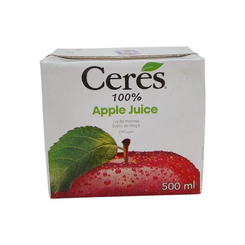 CERES APPLE JUICE 500ML 100%