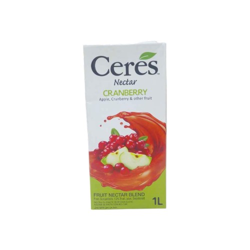 CERES NECTAR CRANBERRY 1L